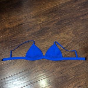 Blue TRIANGL Bikini Top